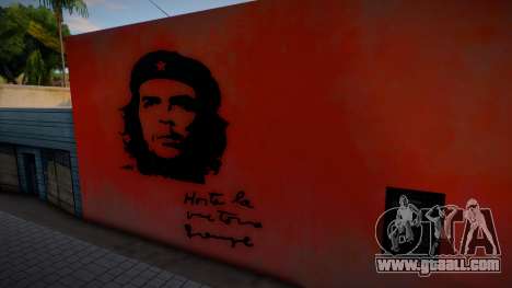 Mural with Che Guevara for GTA San Andreas