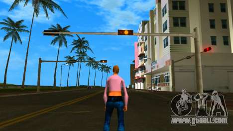 White Girl With Pink Shirt for GTA Vice City