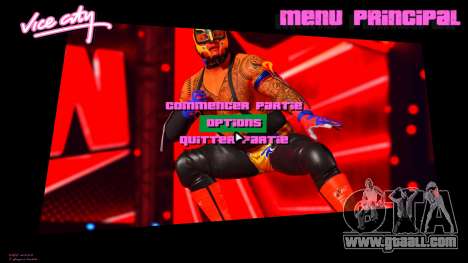 Rey Mysterio WWE2K22 Menu for GTA Vice City