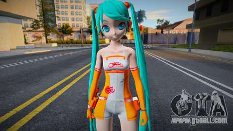 PDFT Hatsune Miku Racing Miku 2010 for GTA San Andreas