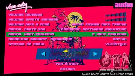 Hotline Miami Menu HD v2 for GTA Vice City