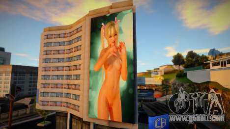 Marie Rose Nude Billboard for GTA San Andreas
