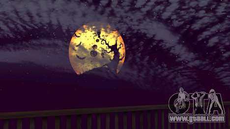 Spooky Halloween Moon for GTA San Andreas