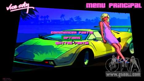 VCS Girl BackGroung for GTA Vice City