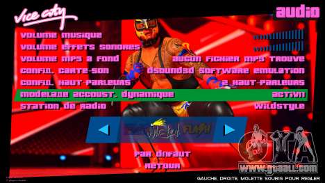 Rey Mysterio WWE2K22 Menu for GTA Vice City