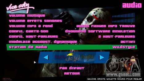 Jason Voorhees Menu 1 for GTA Vice City