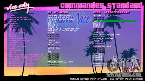 Miami Vice 1 HD Menu for GTA Vice City