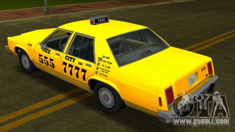 Ford LTD Crown Victoria Taxi v1 for GTA Vice City