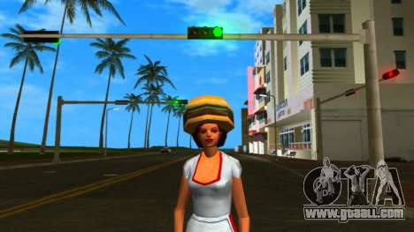 Burger Shot Worker for GTA Vice City