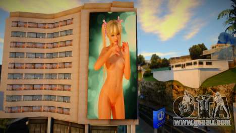 Marie Rose Nude Billboard for GTA San Andreas