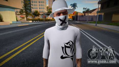 White Gang Skin v5 for GTA San Andreas