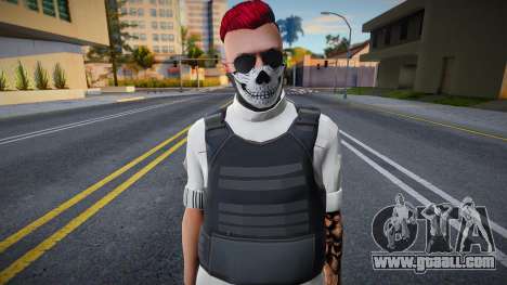 White Gang Skin v1 for GTA San Andreas