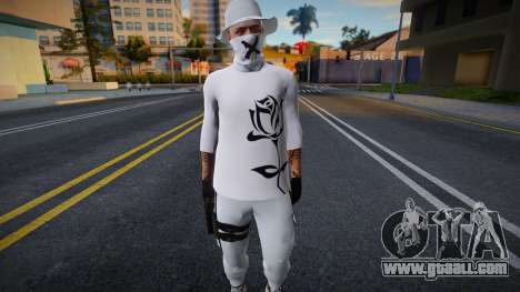 White Gang Skin v5 for GTA San Andreas