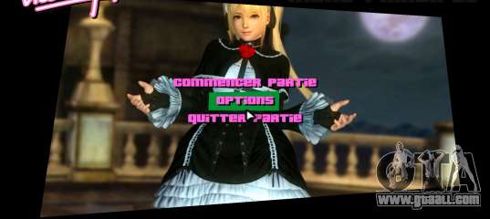 Marie Rose DOA Menu 3 for GTA Vice City