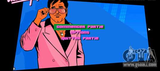 Sonny Artwork Menu HD for GTA Vice City