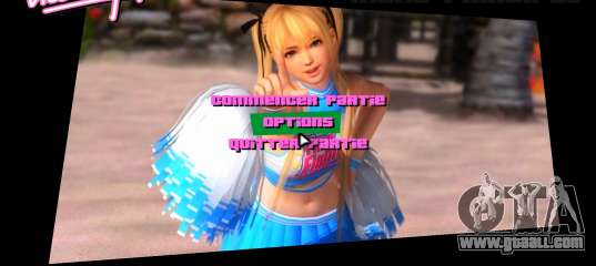 Marie Rose DOA Menu 1 for GTA Vice City