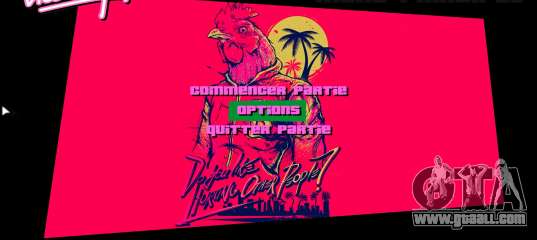 Hotline Miami Menu HD v2 for GTA Vice City