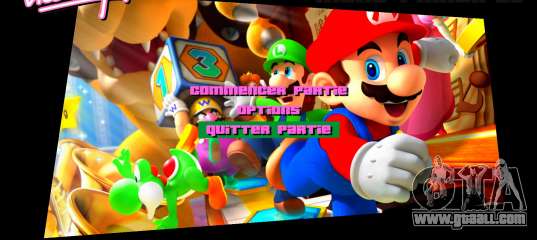 Super Mario HD Menu for GTA Vice City