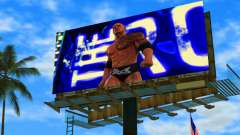 The Rock WWE2k22 Billboard for GTA Vice City