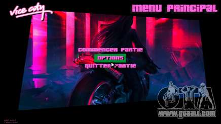 Hotline Miami Menu HD v20 for GTA Vice City