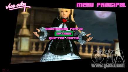 Marie Rose DOA Menu 3 for GTA Vice City