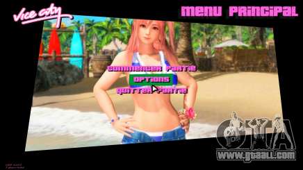 Girl from Doa Menu 1 for GTA Vice City