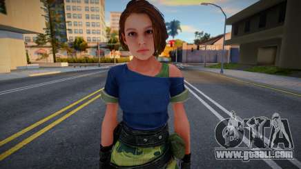 Military Jill Valentine for GTA San Andreas