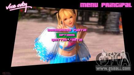 Marie Rose DOA Menu 1 for GTA Vice City