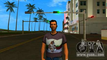 Buff Cat Shirt for GTA Vice City