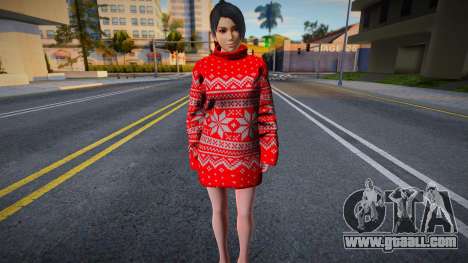 Momiji Baggy Sweater Christmas for GTA San Andreas