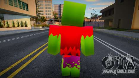 Minecraft Skin HD v8 for GTA San Andreas