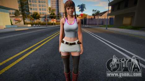 Hitomi White Skirt for GTA San Andreas