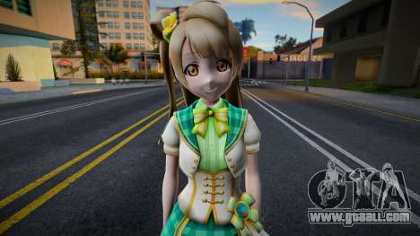 Kotori from Love Live for GTA San Andreas