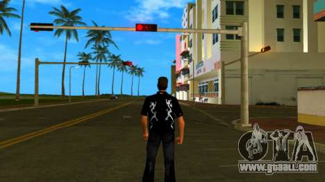 Dragon Shirt Black for GTA Vice City