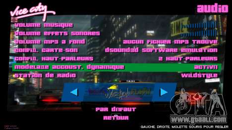 GTA IV Menu - Backgrounds 3 for GTA Vice City