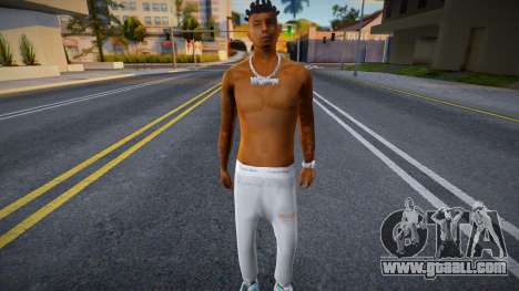 Shirtless Homie for GTA San Andreas