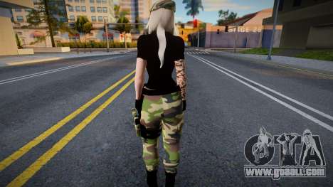 Girl Soldier for GTA San Andreas