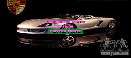 Porsche Menu for GTA Vice City