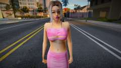 Blonde in pink outfit for GTA San Andreas