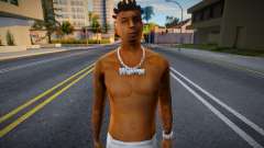 Shirtless Homie for GTA San Andreas