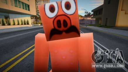 Minecraft Skin HD v6 for GTA San Andreas