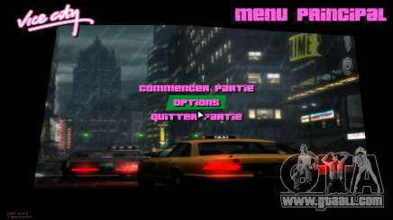 GTA IV Menu - Backgrounds 3 for GTA Vice City