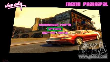 GTA IV Menu - Backgrounds 2 for GTA Vice City