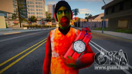 The Explosive Zombie for GTA San Andreas
