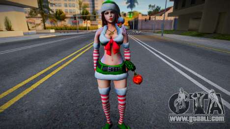 Mujer en navidad 1 for GTA San Andreas