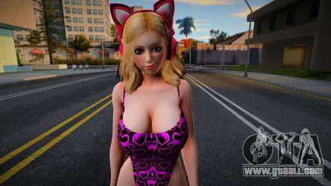 Tekken Lucky Chloe - Bodysuit Heart v2 for GTA San Andreas