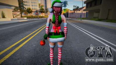 Mujer en navidad 1 for GTA San Andreas