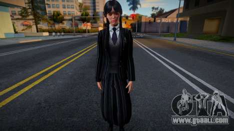 Wednesday Addams - Nevermore Uniform for GTA San Andreas