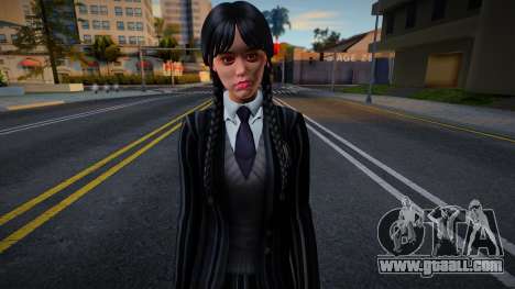 Wednesday Addams - Nevermore Uniform for GTA San Andreas