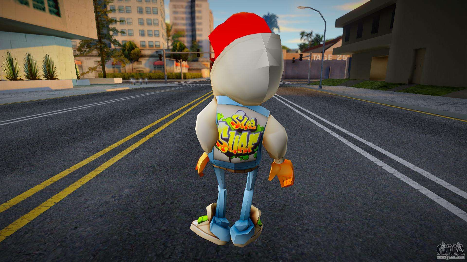 Subway Surfers player for GTA San Andreas